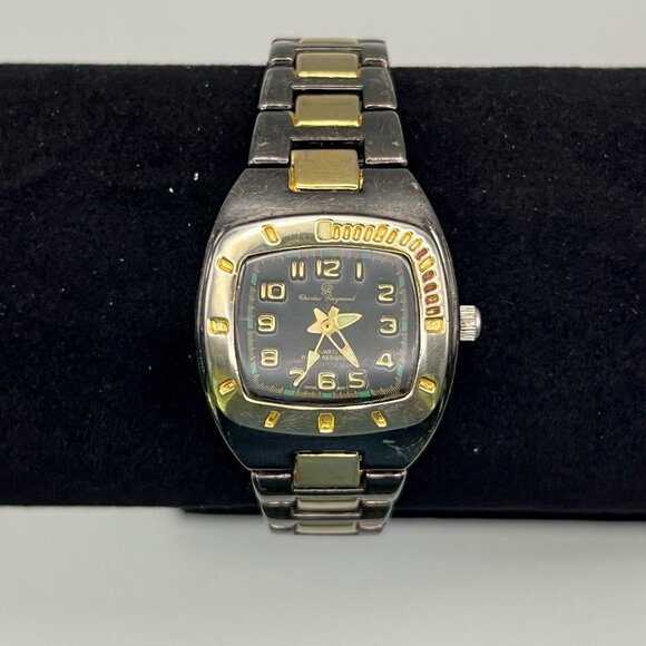 Working Charles Raymond Charcoal and Gold Square Ladies Watch - Picture 7 of 7